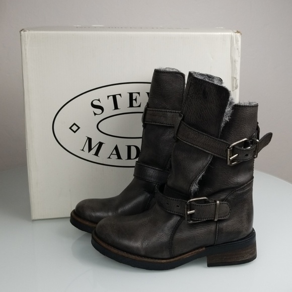 Steve Madden Fur Caveat - F Grey Mult - Picture 1 of 7